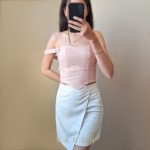 کراپ دلارا_نیمتنه صورتی