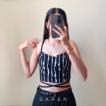 کراپ مجلسی _ نیمتنه مشکی