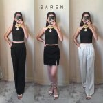 کراپ گردنی مشکی _ کراپ مجلسی طلوع
